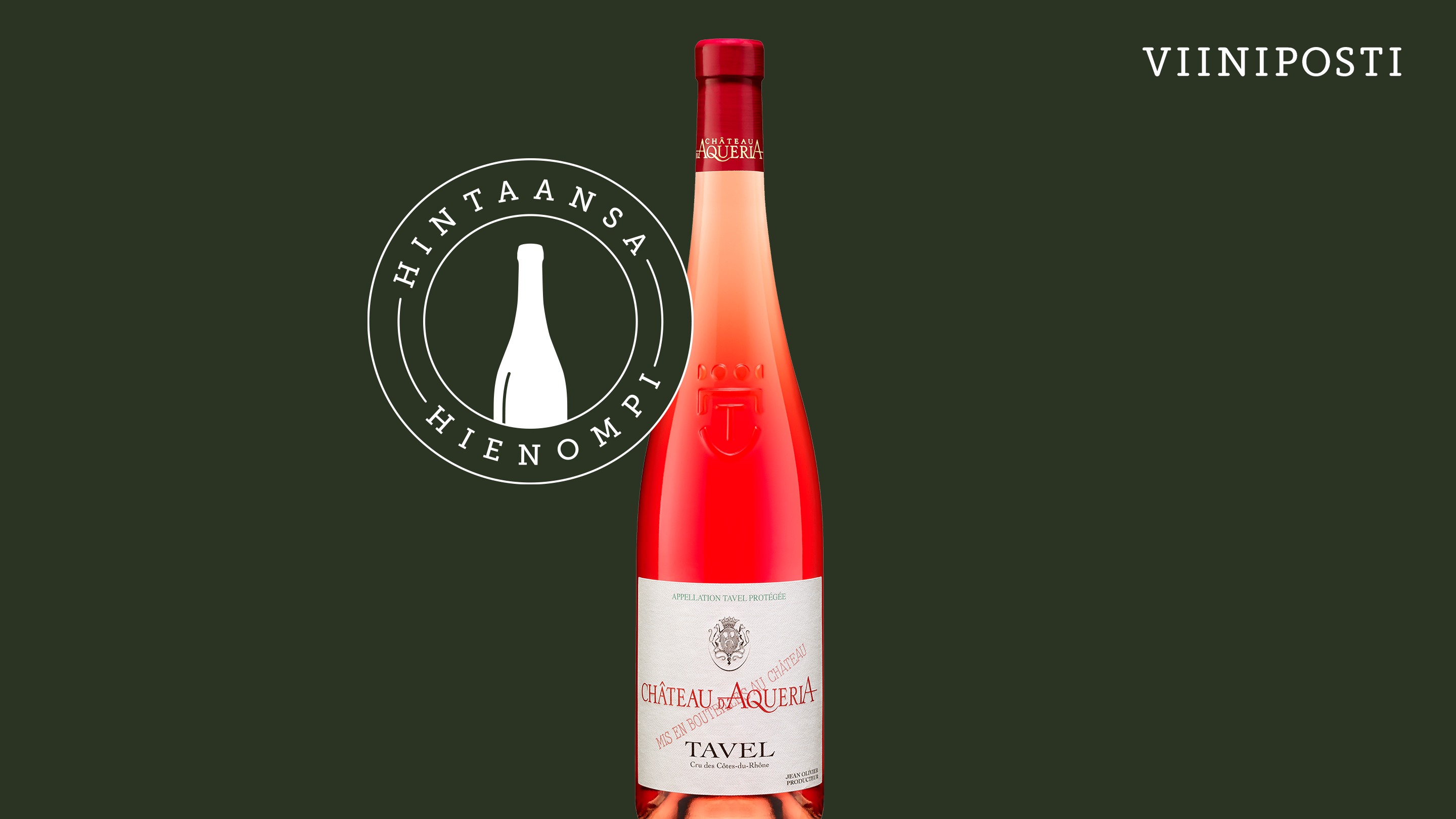 Chateau D'Aqueria Rose Tavel 2024 (750ml) main image 1