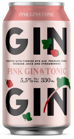 Kyrö Pink Gin & Tonic tölkki 5,5 %