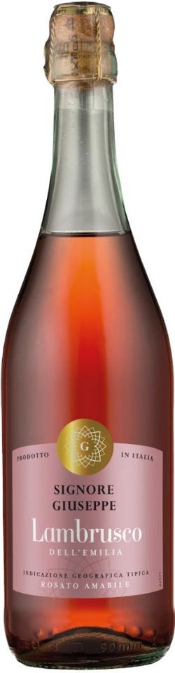 Signore Giuseppe Lambrusco Rosato 8%